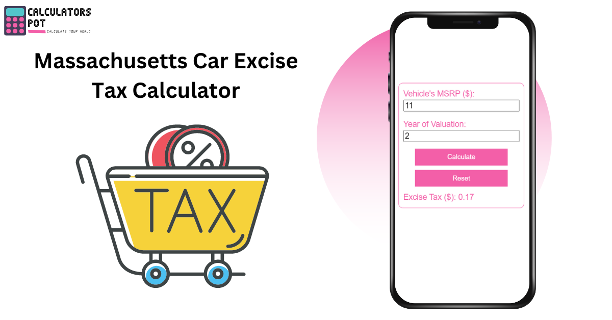 Massachusetts Car Excise Tax Calculator