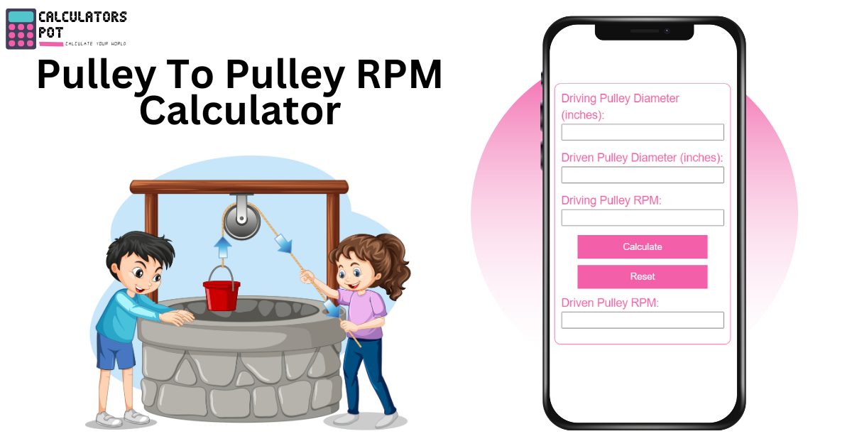 Pulley To Pulley RPM Calculator