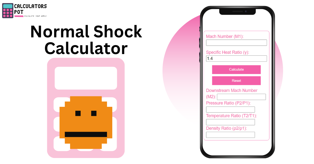 Normal Shock Calculator