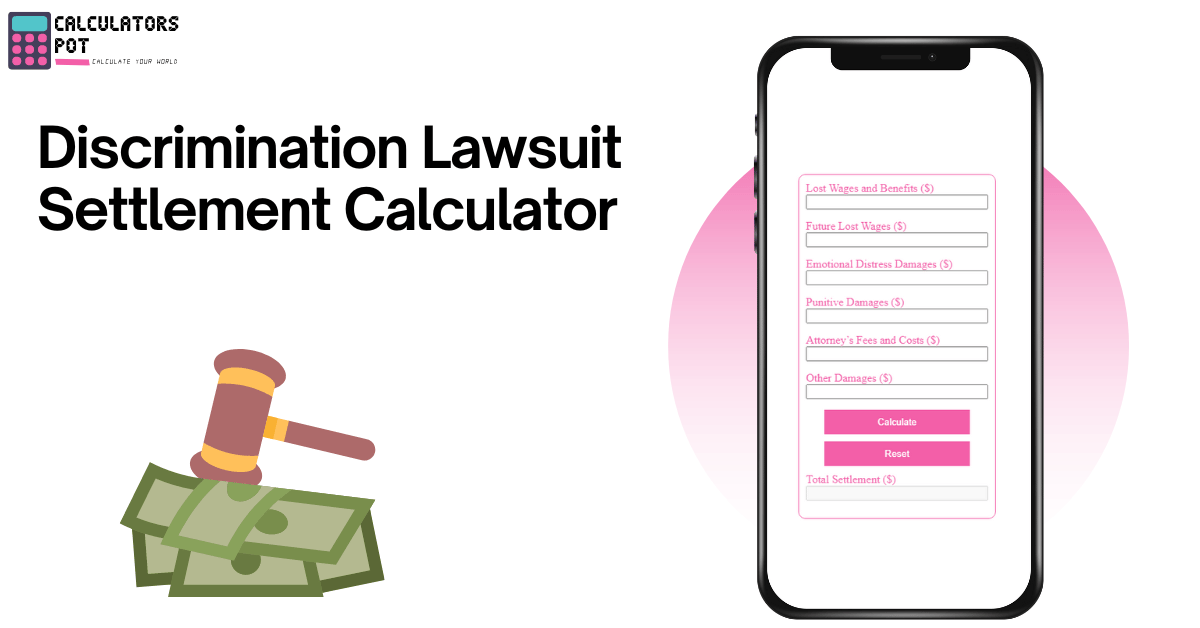 Discrimination Lawsuit Settlement Calculator