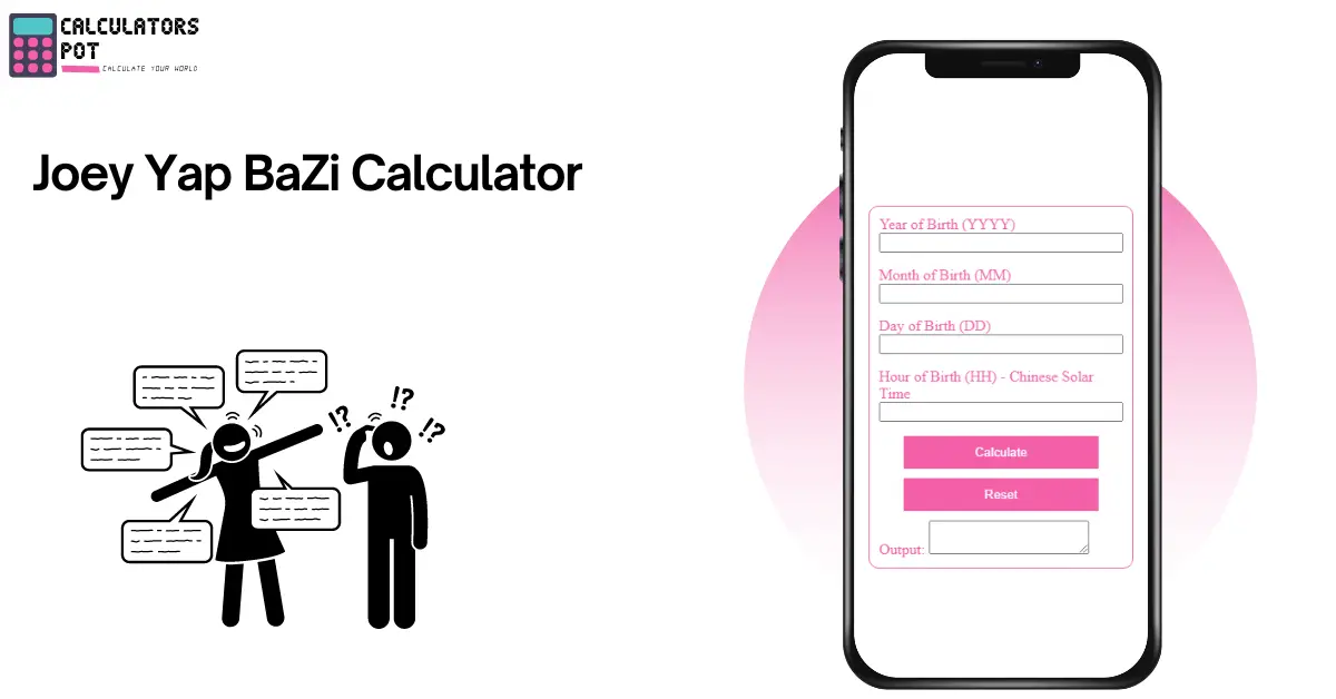 Joey Yap BaZi Calculator CalculatorsPot