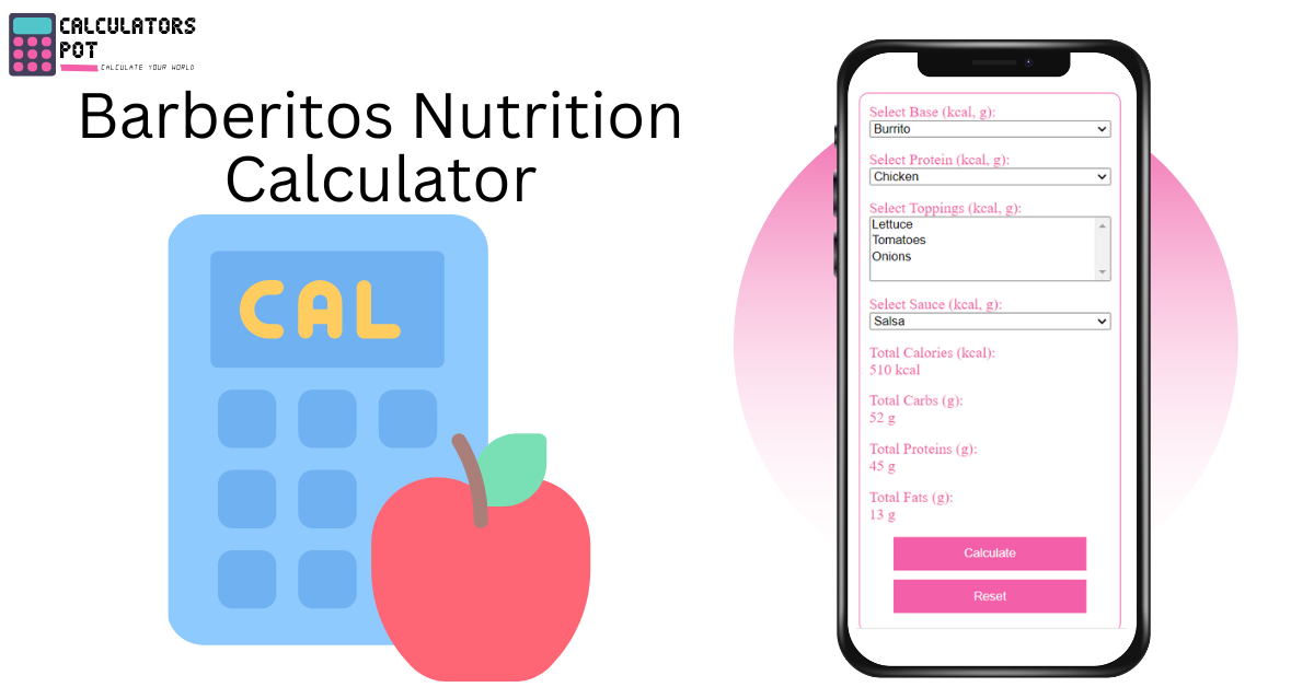 Barberitos Nutrition Calculator