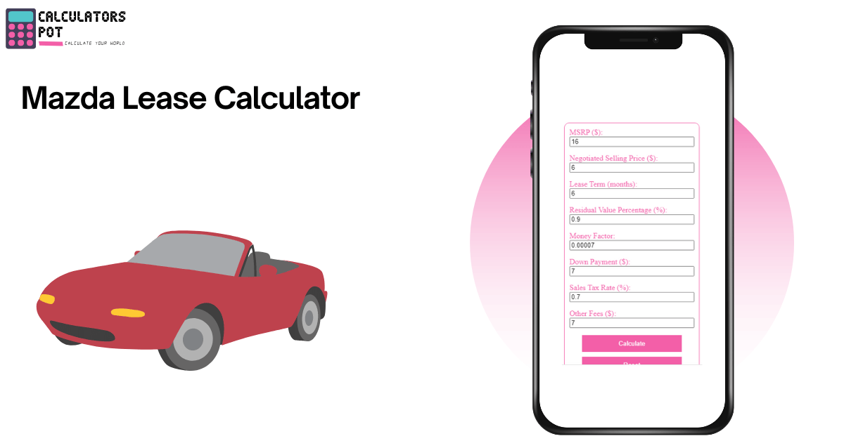 Mazda Lease Calculator
