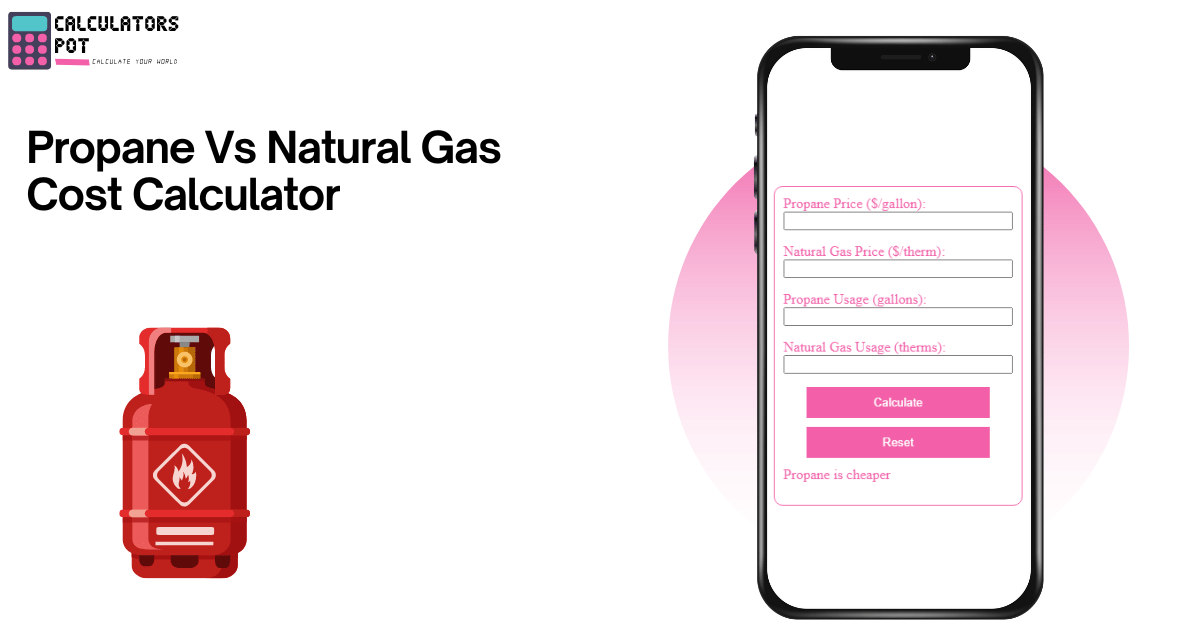 Propane Vs Natural Gas Cost Calculator