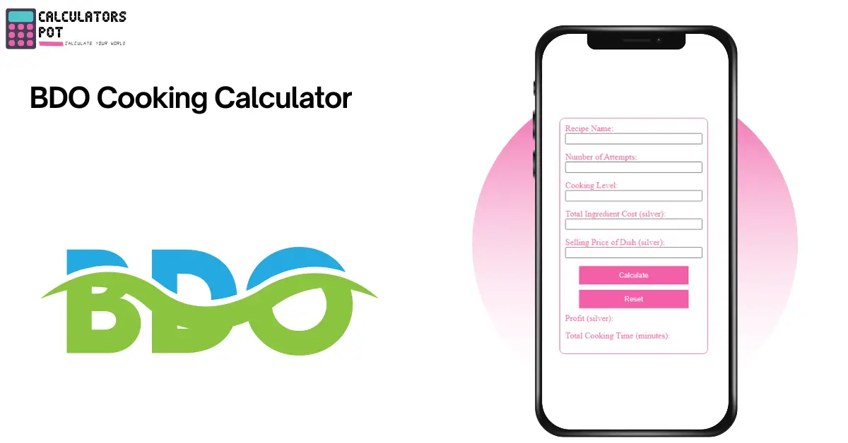 BDO-Cooking-Calculator