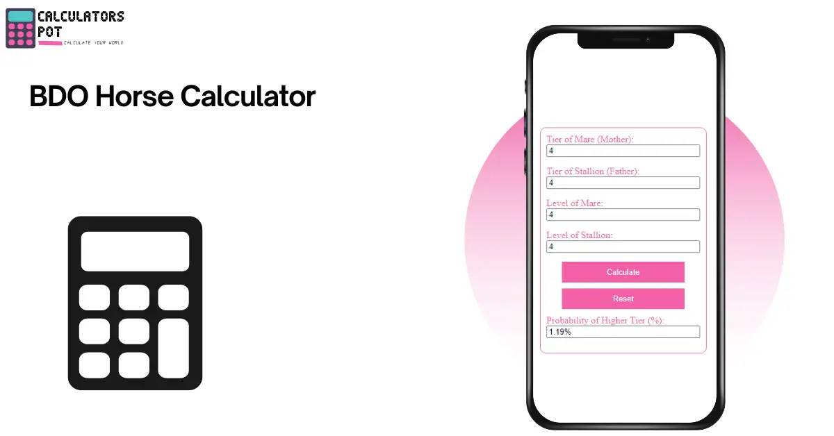 BDO-Horse-Calculator