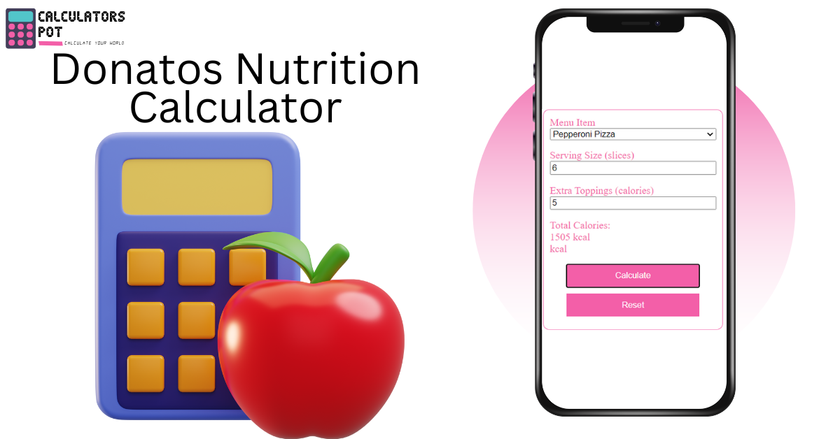 Donatos Nutrition Calculator